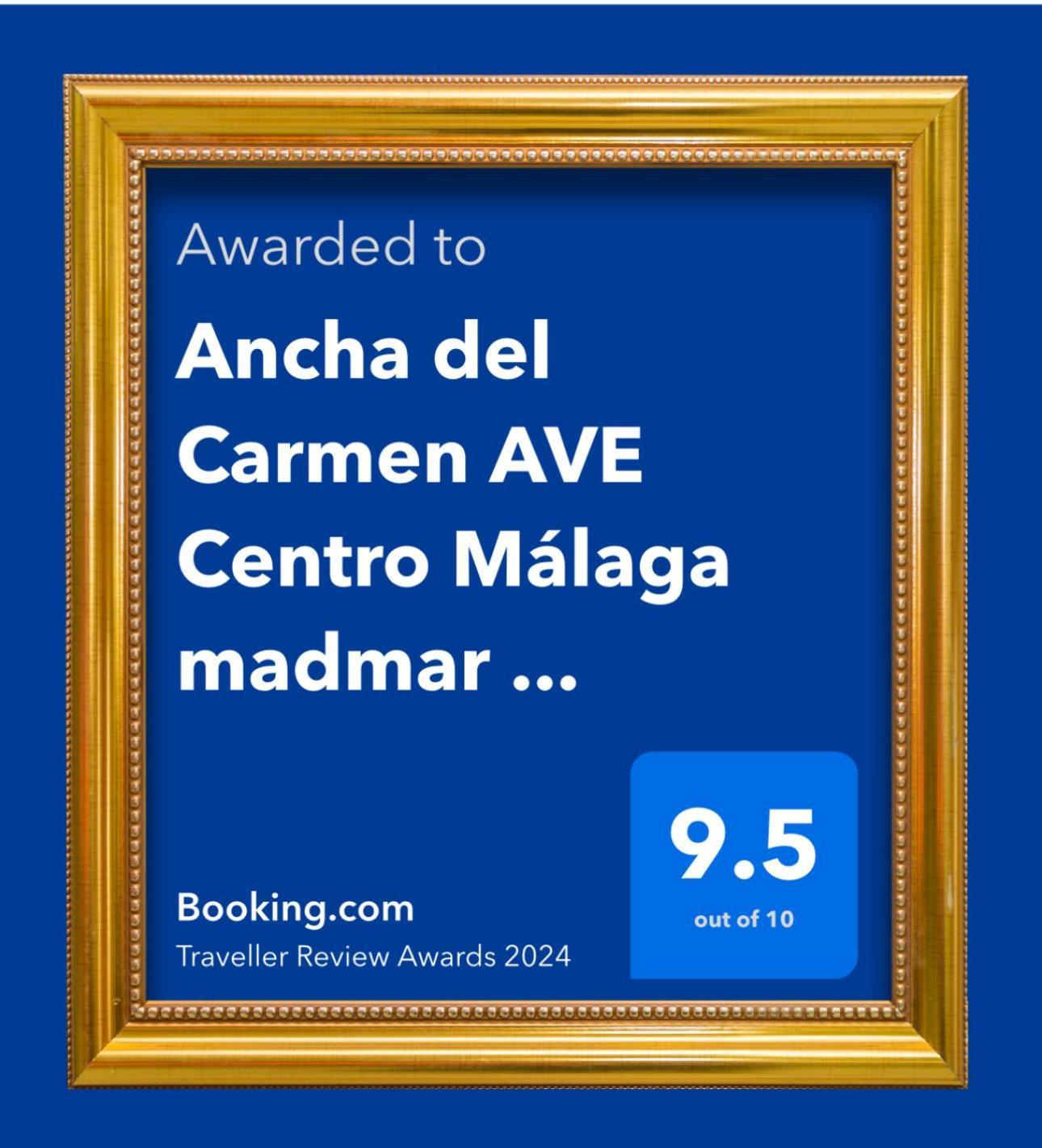 Appartement Ancha Del Carmen Ave Centro Malaga Madmar Lujo New Zambrano Extérieur photo